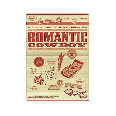 (JYP官網版)2026年曆組[ROMANTIC COWBOY](韓國進口版)