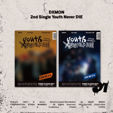 (隨機版)第二張單曲「Youth Never DIE」(韓國進口版)