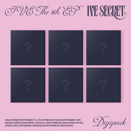(官網/LIZ版)第四張迷你專輯「IVE SECRET(Digipack ver.)」