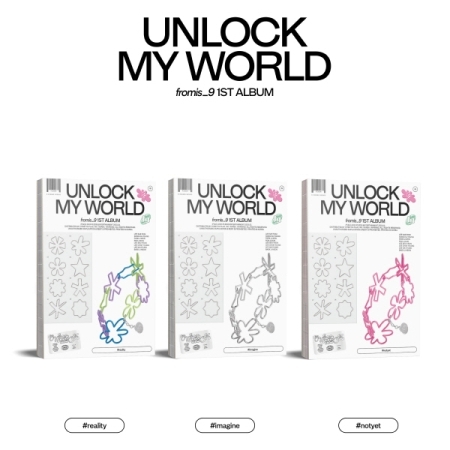(REALITY版)第一張正規專輯「Unlock My World」(韓國進口版)