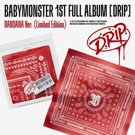 (限量版)第一張正規專輯「DRIP(BANDANA Ver.)」(韓國進口版)