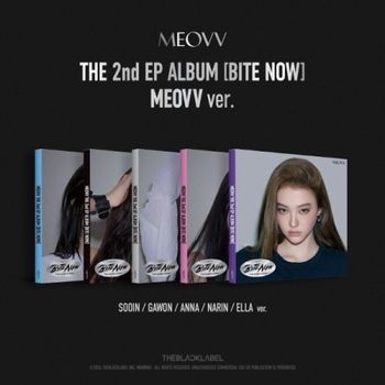 (五版合購版)第二張迷你專輯「BITE NOW(MEOVV ver.)」(韓國進口版)