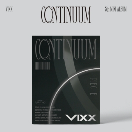 (PIECE版)第五張迷你專輯「CONTINUUM」(韓國進口版)