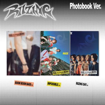 (3版/白/RIIZING)第一張迷你專輯「RIIZING(PhotoBook Ver.)」
