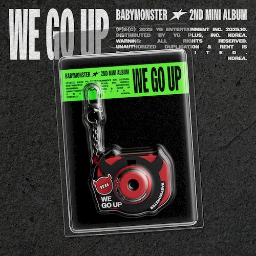 第二張迷你專輯「WE GO UP(MINI BEAM KEYRING Ver.)」(韓國進口版)