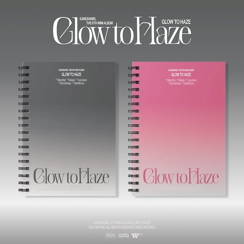 (Haze版/灰色)第六張迷你專輯「Glow to Haze」(韓國進口版)