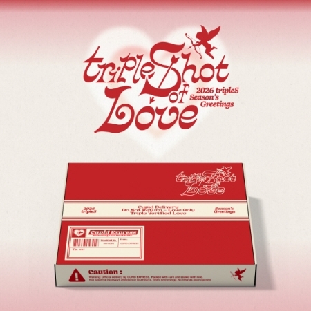 (Pop Cupid版)2026年曆組[tripleShot of Love](韓國進口版)