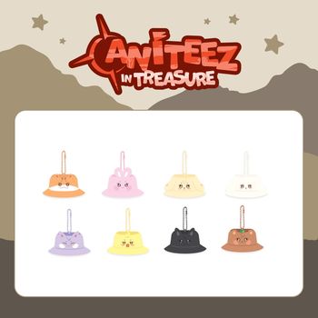 [ANITEEZ IN TREASURE]-漁夫帽鑰匙圈(韓國進口)