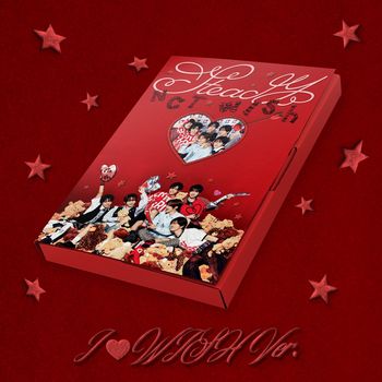 (2版/紅色)第一張迷你專輯「Steady(Photobook Ver.)」(韓國進口版)