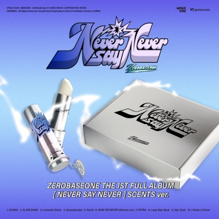 第一張正規專輯「NEVER SAY NEVER(SCENTS Ver.)」(韓國進口版)