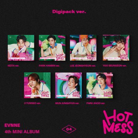 (隨機版)第四張迷你專輯「HOT MESS(Digipack Ver.)」(韓國進口版)