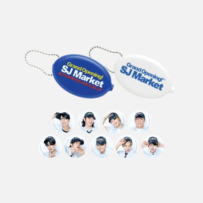 [GRAND OPENING! SJ MARKET]-(BLUE Ver.)零錢包鑰匙圈(韓國進口)