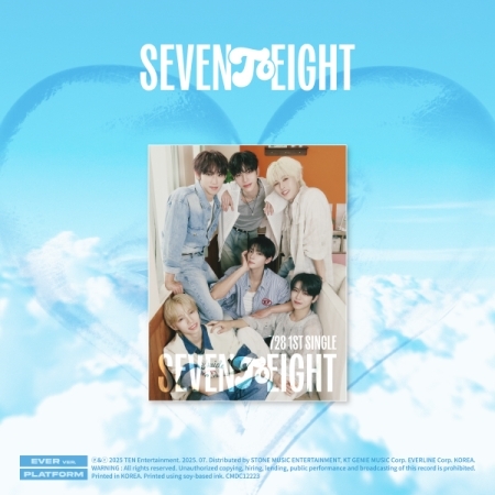 (EVERLINE版)第一張單曲「SEVENTOEIGHT(EVER ver.)」(韓國進口版)
