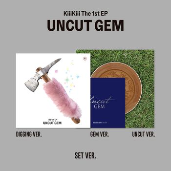 (官網/三版合購版)第一張迷你專輯「UNCUT GEM」(韓國進口版)
