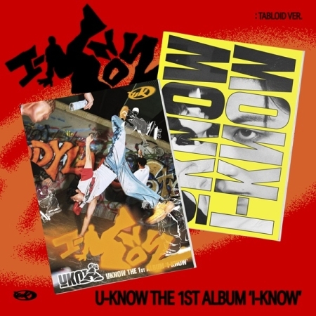(2版/FRAME)第一張正規專輯「I-KNOW(Tabloid Ver.)」(韓國進口版)