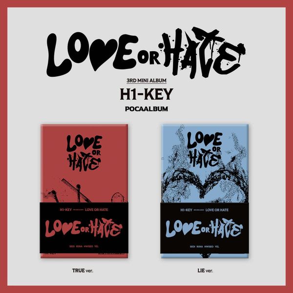 (LIE版)第三張迷你專輯「LOVE or HATE(POCA)」(韓國進口版)